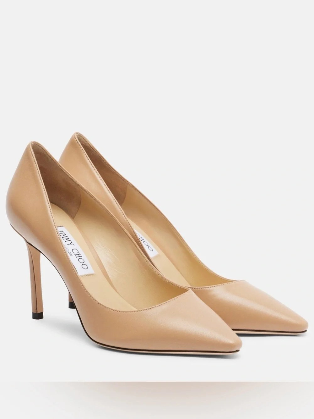 NWT Authentic Jimmy Choo Romy 85 Leather Pump Size 38.5